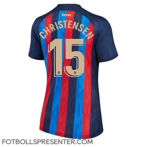 Barcelona Andreas Christensen #15 Hemma Matchtröja Dam 2022-23 Kortärmad